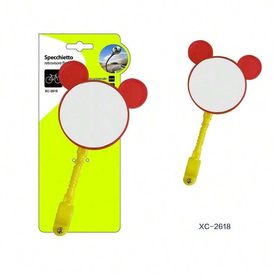 OISE ART STORE Specchietto Retrovisore Flessibile Con Orecchie Universale Per Bicicletta Xc2618 - - Multicolore - Visualizzare 1