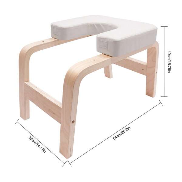 ZHFEISY Yoga Headstand Bench Modern Inversion Chair PU Exercise Inversion Stool Workbench Upside Down Chair NEW