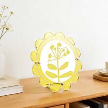 1pc Colorful Acrylic Picture Frame, Double-Sided Display With Stand, 4-Inch Circular Waves Shape - Modern Home Decor | DIY Photo Frame Removable For Flexible Use (Photo Paper Not Included) - 1PC - View 8