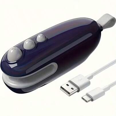 Mini Sealing Machine, Cutting Heat Sealing Machine, Rechargeable Sealing Machine, Handheld Magnetic Heat Sealing Machine, Portable Sealing Machine, Food Preservation, Crispy Snack Heat Sealing Machine