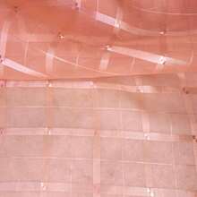 Voile Fabric Checkered Curtain | Checkered Voile - Curtains, General Decorations - Mazmur 45 - View 3