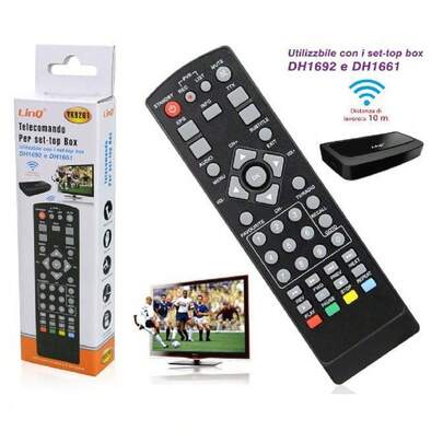 OISE ART STORE Telecomando Universale Per Decoder Tv Digitale Set-top Box Dh1692 Dh1661 Yk9261 -