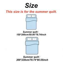 1件装平边夏季被/空调被，采用大豆纤维和聚酯纤维填充，适合家庭卧室、客厅、酒店旅行使用，可机洗。 - 灰色 - 查看 3