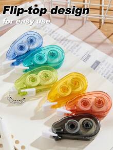 Correction Tape 3/6/12 PCS, For Smooth Error Covering, School Exams & Office Documents, Suitable For School And Office Household Items Back To School - Sets - View 3