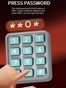 Celengan Elektrik Mainan untuk Anak-Anak, Kotak Tabungan Uang Koin dengan Perlindungan Kata Sandi, Hadiah untuk Manajemen Keuangan & Keterampilan Matematika Dasar (Aksesoris Acak, Baterai Tidak Termasuk - Membutuhkan 3 Baterai AA 1,5V yang Dibeli Pelanggan) - MultiWarna - View 4