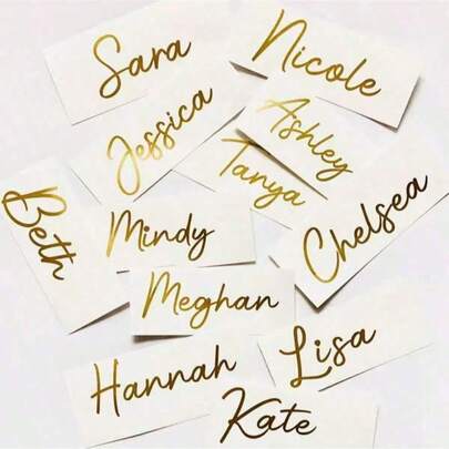 Customized Name Stickers - Customized Letter Stickers, Suitable For Cups, Laptops, Helmets, Water Bottles, Phones, Glasses - Waterproof Personalized Name Sticker Labels - Customized Vinyl Name Stickers