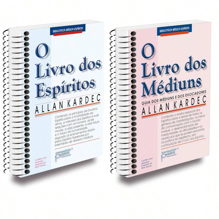 Kit O Livro dos Espíritos + O Livro dos Médiuns em Espiral - Livro único - Visão 1