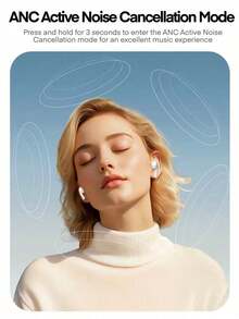 New Air4 Air5 Air7  Wireless In - Ear Earbuds With Ultra - Long Battery Life & High - Fidelity Sound 8 In 1 Wireless Earbuds ANC Active Noise Cancelling(-36db)In-Ear Earphones With Charging 33H Playtime 360 Hi-Fi Stereo Waterproof Headphones Android Phone/ AlRP0DS Pro IOS Laptops 1:1 Clone - Phiên bản tiêu chuẩn thế hệ thứ tư - Xem 9