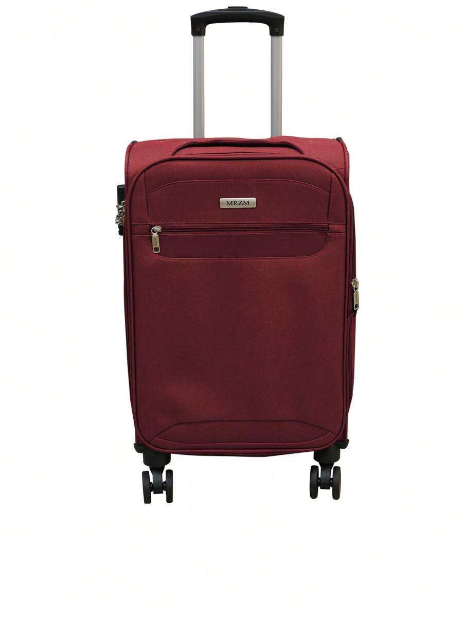28-Inch Oxford Cloth Suitcase With Spinner Wheels, Canvas Combination Lock Travel Luggage, 24-Inch, 20-Inch Carry-On - Red - View 1