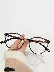 1副女士圆形PC镜框休闲眼镜 - 彩色 - 查看 3