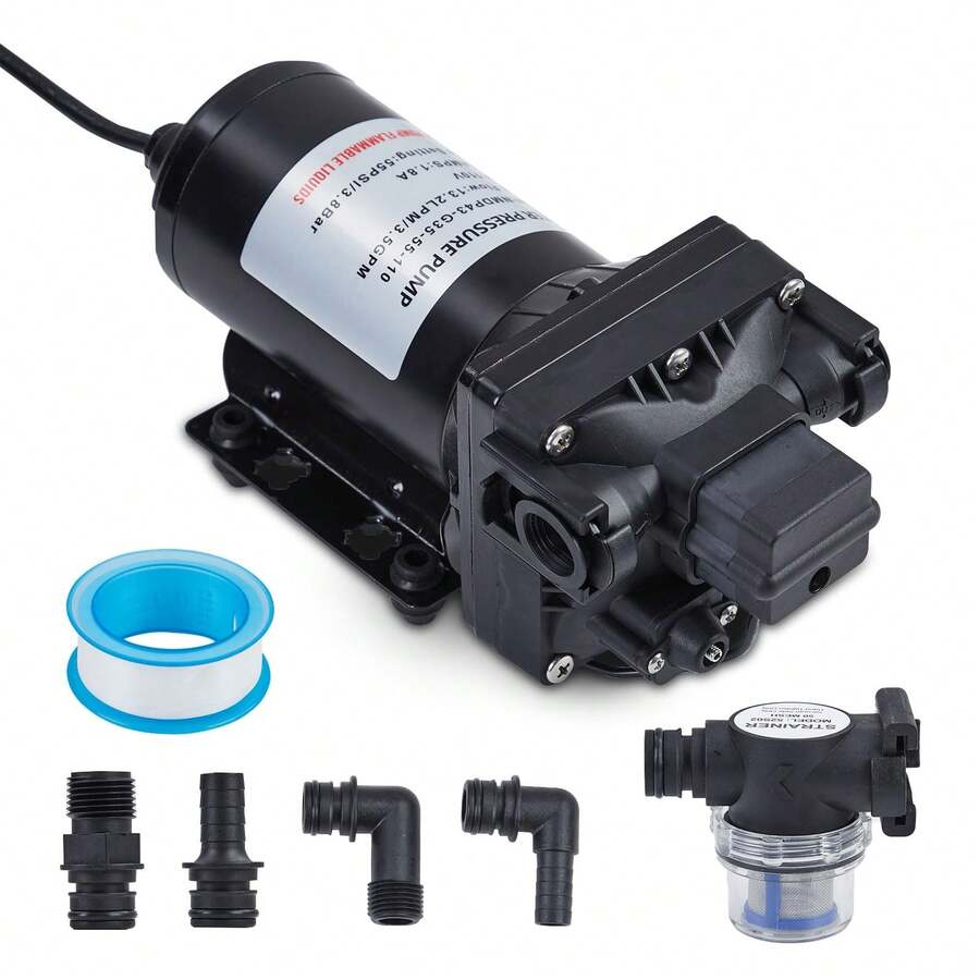 Boat Water Pressure Pumps - Black - View 1