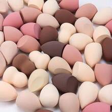 Large 6cm*4cm/2.32in*1.57in Powder Puff, Wet & Dry Use Makeup Sponge, Random Color, Suitable For Makeup Application And Concealing, Portable, Great Christmas Gift For Friends,Giveaways,Travel,Cheap Stuff,Travel Essential - Multicolor - View 3