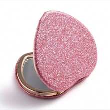 Cute Love Makeup Mirror - Red Pink Dual Color Portable HD Imaging Girl Single Piece Set | Travel Essential, Valentine's Day Gift, Travel Essential, Room Decoration, Valentine's Day Gift, Affordable Good Item, Room Decoration, Vacation Essential, Women's Gift, Bedroom Supplies, Valentine's Day Special - 彩色 - 查看 8