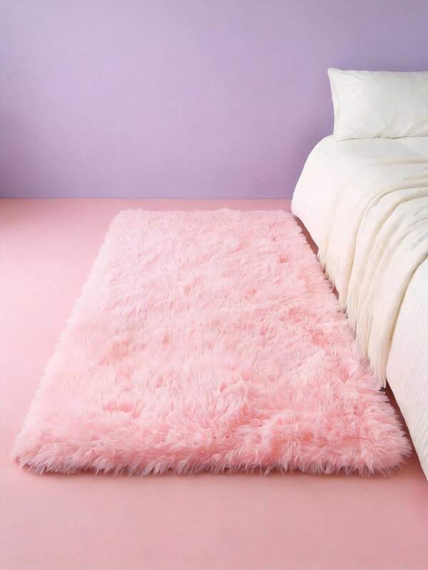 Joivida 1 Pc Soft Modern Indoor And Outdoor Plush Pink/Grass Green/Camel Carpet For Bedroom Living Room Dormitory Kids Room Home Decoration Non-Slip Polyester Fiber Comfortable Kids Room Decoration Floor Carpet