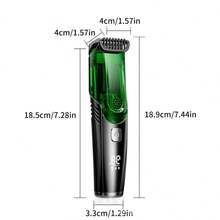 Beard Trimmer For Men, Electric Razor Shaver, Cordless Hair Clipper Shaving Kit For Mustache Body Nose Ear Hair Facial, Adjustable Beard Grooming Kit Birthday Gifts For Men - Black - View 3