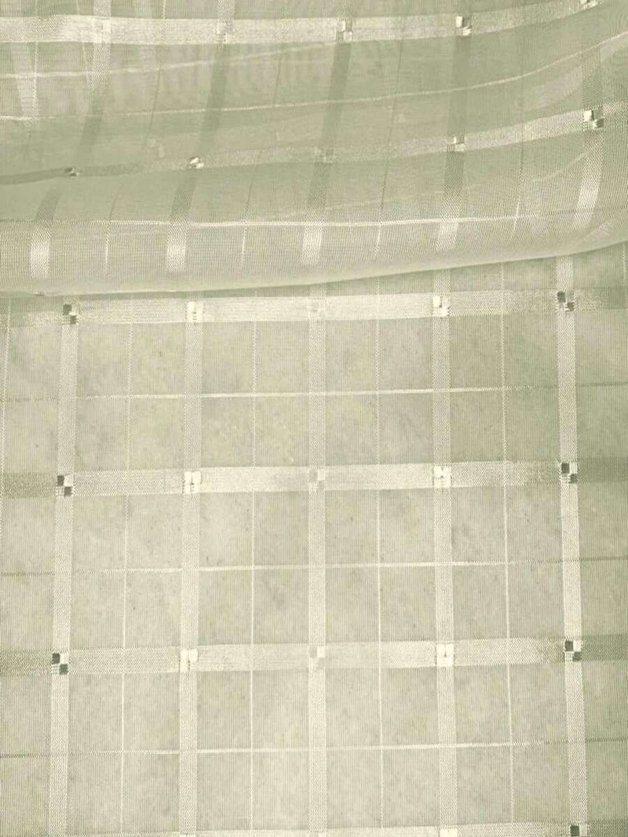 Voile Fabric Checkered Curtain | Checkered Voile - Curtains, General Decorations - Off 51 - View 1