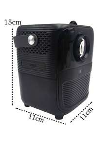 Proyector profesional bluetooth 1080p 4K HD 5G hasta 140 pulgadas de proyección, adecuado para salón. - Negro - Ver 2