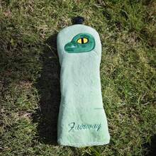 1pc New Korean Style Golf Club Cover, Unisex - Green - View 8