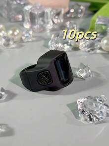 Contador de anillo clásico y sencillo, de material de resina, ligero y cómodo, conteo conveniente, contador de anillo con pantalla digital, contador de presión manual de alivio, ampliamente aplicable, disponible en varios colores, adecuado para hombres y mujeres, regalos navideños, contador de rosario electrónico, aplicable para uso comercial y doméstico, contador multifuncional - Multicolor - Ver 25