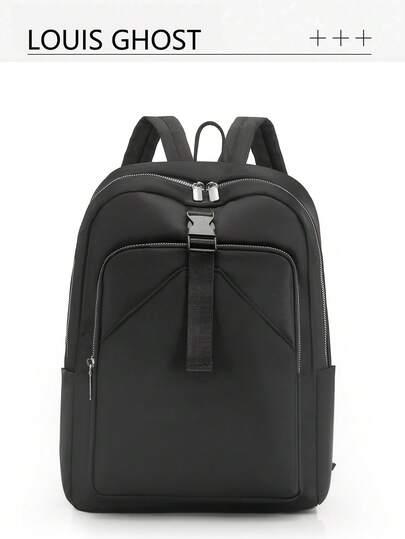 Minimalist Backpack Set | Elegant Dawn Grey * Sleek Black; All-Weather Commute Aesthetics, Unlock Absolute Visual Sovereignty For Business Travel