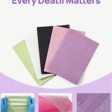 125pcs Disposable Nail Art Desk Mats, Tattoo, Eyelash Extension, Makeup Absorbing Pad, Waterproof Tablecloth, Cleaning Mat, Hand Pillow Pad, Suitable For Home Salon - 彩色 - 查看 5