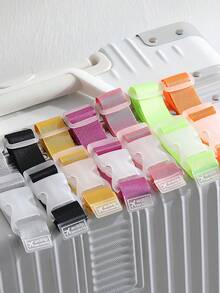 可调节旅行行李带（带挂钩）、便携式行李箱绑带、行李固定带、行李配件、户外旅行必备品 - 彩色 - 查看 4