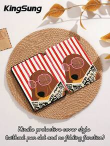 Kingsung Ốp bảo vệ máy tính bảng hình chó vàng sọc đỏ đang đọc báo, tương thích với iPad 9.7/10.2/10.5/10.9/12.9/Pro 11, thế hệ thứ 10, Galaxy Tab S6 Lite 10.4", Kindle Paperwhite thế hệ thứ 12 2024, Kindle (thế hệ thứ 11) 2022, mềm mại, chống sốc, chân đế thông minh/tự động bật/tắt màn hình. - Nhiều màu - Xem 9