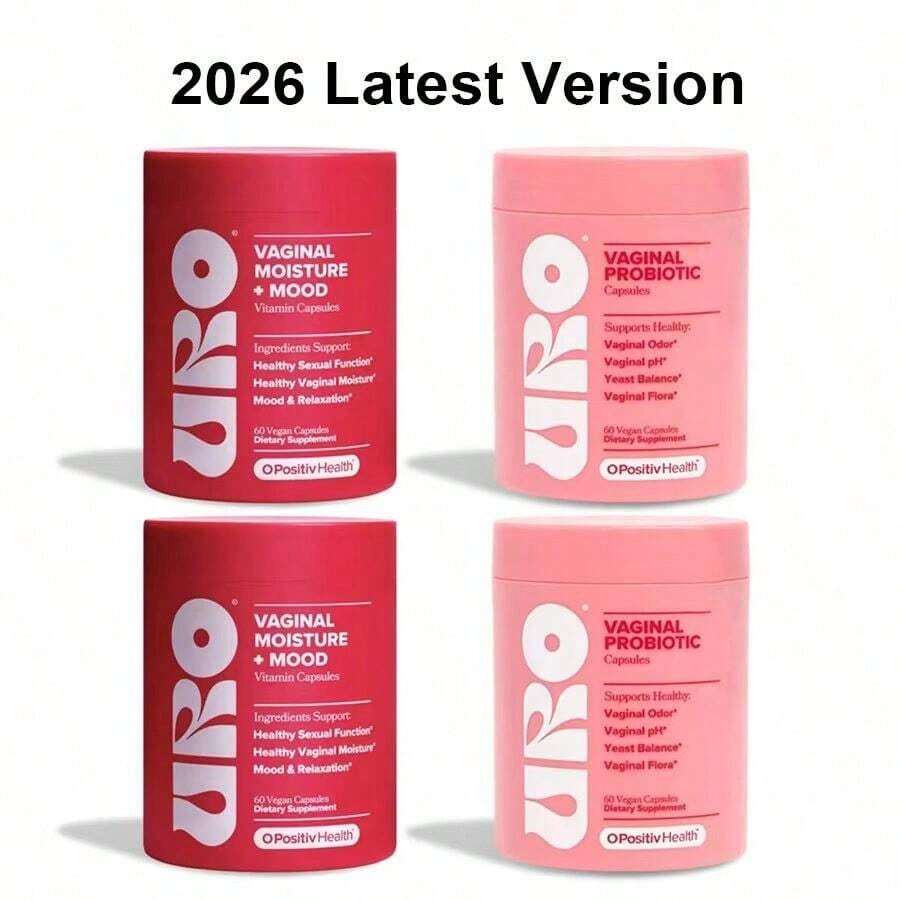 Wet & Wild Bundle - URR Women's Probiotic Capsules And URR Moisture & Mood Capsules With Ashwagandha And Gingko Biloba[Free Shipping ](2026 Latest Version) - 2套 - 查看 1