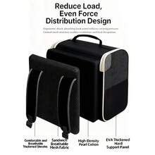 Cat Space Cabin Backpack Large Capacity Pet Backpack Cat Outdoor Anti-Stress Breathable - Multicolor - View 6