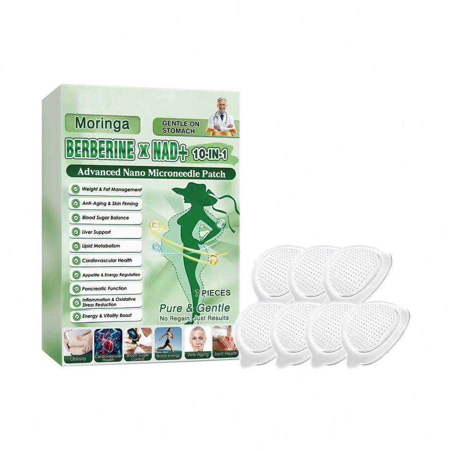 2 Paquetes De Parches Glorenda Para Moringa, Parches Delgado - Hyaluronic Acid - Ver 1