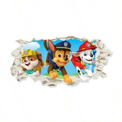 Paw Patrol Children's Room Stickers | Paw Patrol Party Background Wall Stickers , Scene Decor Props | Perfect Party Decor Backdrop | Surprise Gift, Best Holiday Gift | Home Decor | Perfect Room Decor | Valentine's Day Gift | Party Atmosphere Decor | Perfect Party Decor