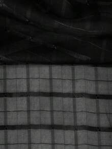 Voile Fabric Checkered Curtain | Checkered Voile - Curtains, General Decorations - Therefore 01 - View 1