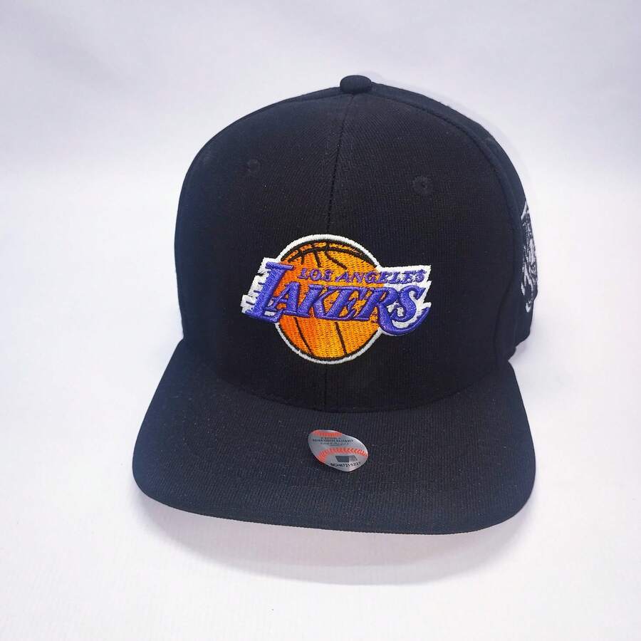 Men's Flat Brim Closed Basketball Cap With Embroidery, Adult Urban Style - MÔ HÌNH 5 - Xem 1