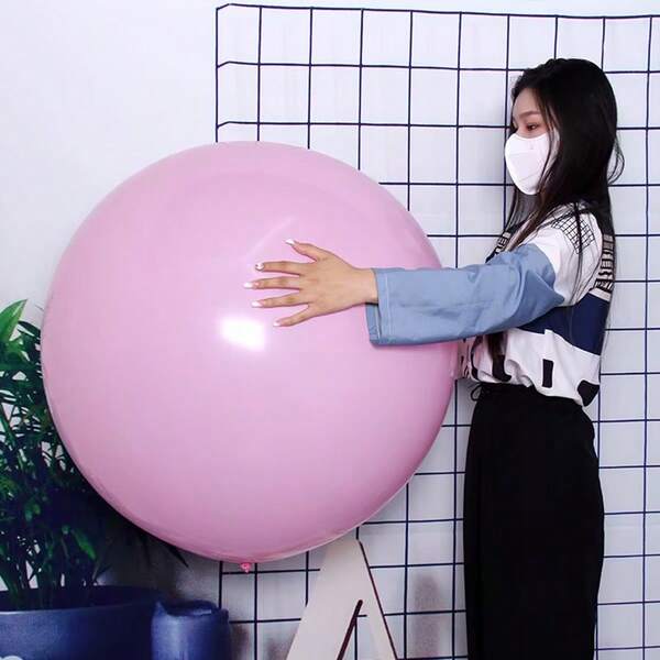 10Pcs Pink Latex Balloons, Each 18 Inches In Size, Create A Romantic Ambiance Perfect For Weddings, Birthdays, Valentine's Day, And Parties.