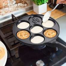 7 Pcs Non-Stick Pancake Pan Set - Easy To Clean, Heat-Resistant Handle, Great For Breakfast And Outdoor Cooking, Ideal For Home And Camping Kitchen Items Kitchen Accessories Kitchen Kitchen Tools - Multicolor - View 13