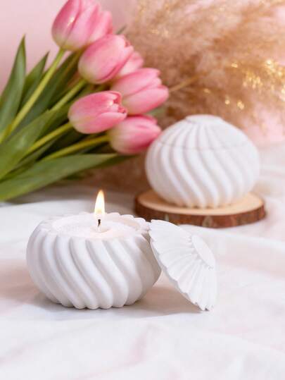 Stripes Candle Cup Silicone Mold,Spiral Storage Cup For Home Decor,Room Decor,Wedding Decor,Table Decor,Handmade Aromatherapy Candle Cup Mold,DIY Design Sense Epoxy Resin Gypsum Jar Mould,Gift For Woman,Birthday Gift,Best Friend Gifts,DIY Gift