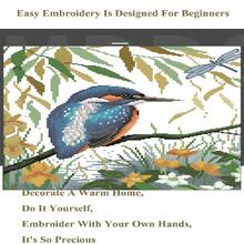 LaoJieYuan 2026 New Style Bird And Dragonfly Printed Cross-Stitch Set, DIY Embroidery Sewing Hobby Embroidery Handicrafts Wholesale Gifts Diy Kit Crafts Embroidered Embroidery Kit Cross Stitch Kits Crochet Kit Punch Needle Kit Sewing Accessories Sewing Kit Embroidery Thread Craft Kit Stitch Stuff Sewing Patterns Crochet Craft Supplies Embroidery Kit Beginners Sewing Pattern - Need to Embroider Yourself - Frame Not Included - View 4