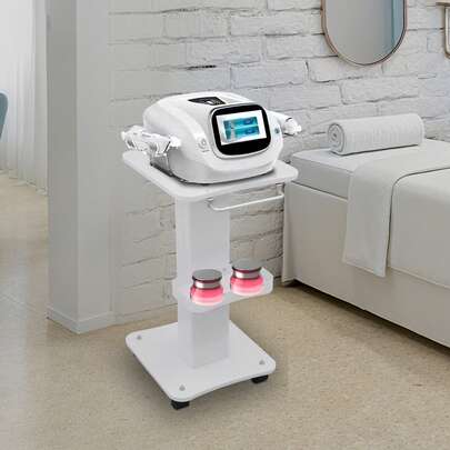 Multifunktionaler Schönheitswagen, 13,78 * 14,96 * 26,77 Zoll Schönheitsausrüstungslager mit Cartuniversal-Rädern und Praktischem Griff Geeignet für Schönheitssalons, Krankenhäuser