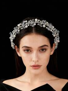 1pc Vintage Royal Style Synthetic Fiber Feather Headband, Elegant Impression For Brides, European And American Style Hairband Hair Hoop ,Head Piece Hair Accessories Head Accessories - Multicolor - View 10