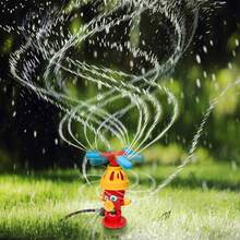 Outdoor Children's Water Spray Toys, Children's Lawn Sprinkler, Fire Hydrant Water Sprayer Toys, Garden Water Toys With Rotating Nozzles, Interactive Outdoor Gifts Suitable For Boys And Girls - 彩色 - 查看 7
