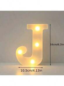 6.3 英寸可定制 LED 字幕灯 - 1 件，壁挂式，电池供电 - 非常适合婚礼、生日、家居装饰 - 白色 - 查看 17