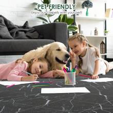20 Packs Of Peel And Stick Floor Tiles Self-Adhesive Floor Tiles, 20 Pieces - 12 Inches X 12 Inches (30*30cm/11.81 X 11.81 Inches, Covering Area 1.8m2/19.38ft2), Marble Tile - Peel And Stick, DIY Kitchen, Dining Room, Bedroom Bathroom Flooring. (Gray Wood Grain, White Marble Grain, Black Marble Grain, Light Gray Wood Grain, Reddish Brown Wood Grain, Brown Wood Grain, Light Brown Wood Grain) - 黑色 - 查看 9
