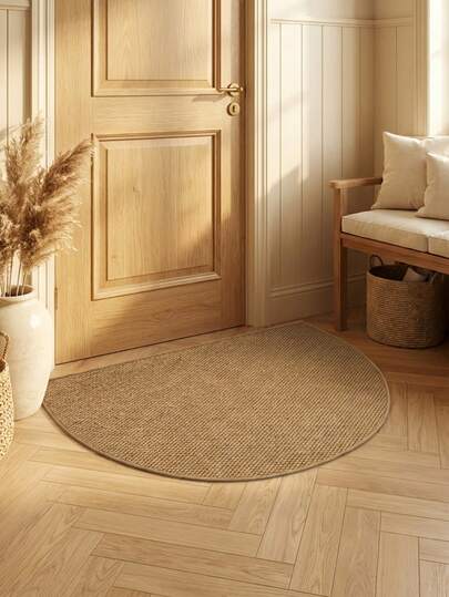 Welcome Door Mat Faux Sisal Doormat, Suitable For Entryway, Living Room, Bedroom, Bathroom, Hallway, Laundry Room, Kitchen, Balcony As Indoor Entrance Rug, Modern Polyester Rectangular Absorbent Floor Mat - Indoor Home Decor, Easy To Clean, Soft Flannel Bath Mat, Bathroom Rugs, Kitchen Rugs, Front Door Mat, Bathroom Mat, House Decor, Autumn Decor Home, Room Decor, Bathroom Decor