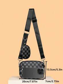 高级大容量男士背包 | 防水尼龙笔记本电脑包，带反光条、多口袋设计和行李带 | 通勤、上学、旅行和户外探险的理想之选，也可用作工作包。 - 藏蓝色 - 查看 7