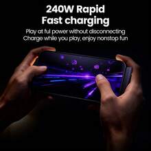 OLAF 240W USB Type C Fast Charging Cable Foldable Bracket 2-In-1 Data Cable USB C Phone Stand Charge Wire For IPhone 17 16 15 - Black - View 5