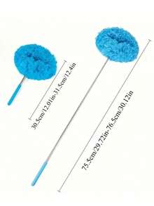 Reusable Microfiber Duster Broom, Easy To Use Dust Collecting Cleaning Cloth, Extendable Duster Brush, Removable & Washable Multi-Purpose Dusting Towel, Cleaning Tools For High Ceiling Fans, Furniture, Cars, Bathrooms And Household Items - One Size - View 12