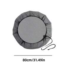 1pc Rain Barrel Net Cover, Water Collection Barrel Cover, Rain Barrel Protective Cover With Drawstring To Prevent Debris Entry - Water Bucket Mosquito Net - View 12