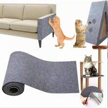 Cat Scratch Couch Furniture Protector, Adhesive Cat Scratch Pad Deterrent For Furniture, DIY Climbing Cat Scratcher Couch Protector From Cat Claws Furniture Protectors From Cats Scratching 2PCS - 40*100cm - 查看 7