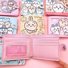 1pc Girl's Heart-Shaped Short Wallet With Card Slots & Photo Slots, Cute Student Wallet, New Year, Valentine's Day, Easter Gift [Random Style] - Multicolor - View 3