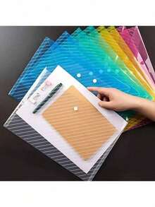 Large Capacity Document Bag, Waterproof And Stain-Resistant, Provides Robust File Protection, Flexible Usage, Suitable For Office And School Supplies - Sets - View 6